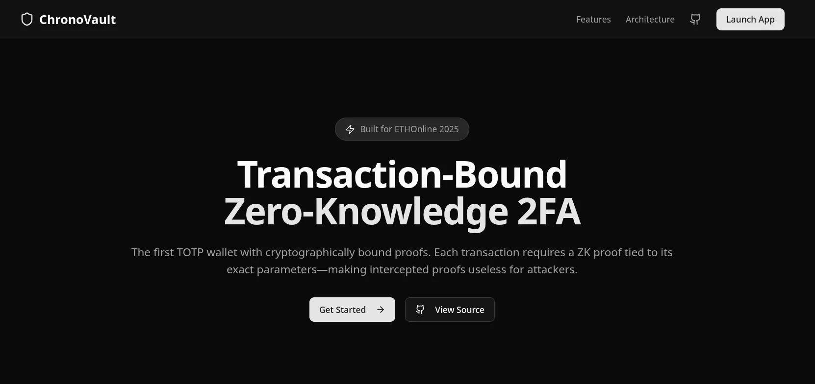 ChronoVault Screenshot 1