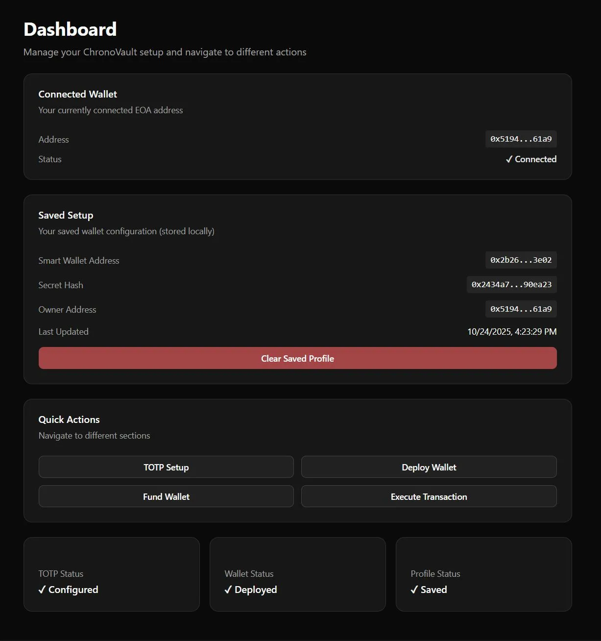 ChronoVault Screenshot 3