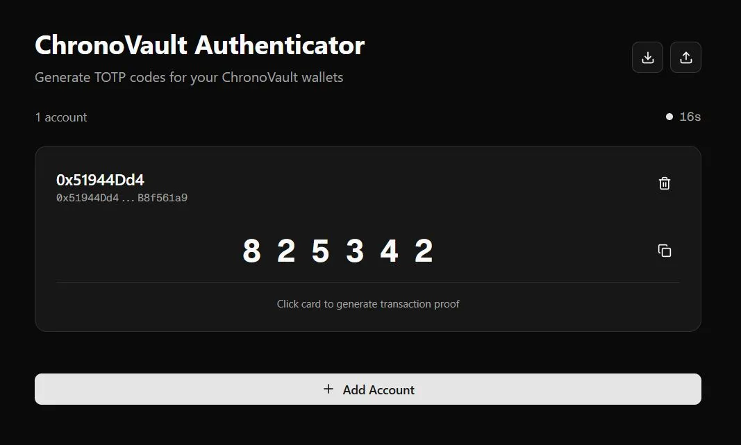 ChronoVault Screenshot 4